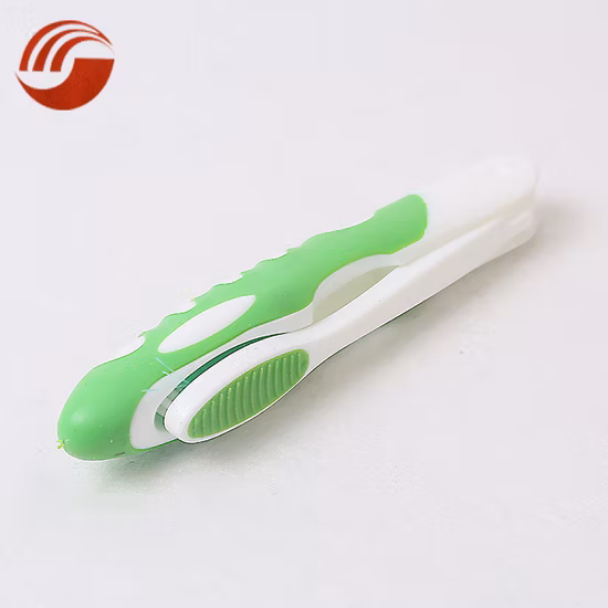 Latest Design Unique Transparent Nylon/PP Folding Travel Bristle Adult Toothbrush