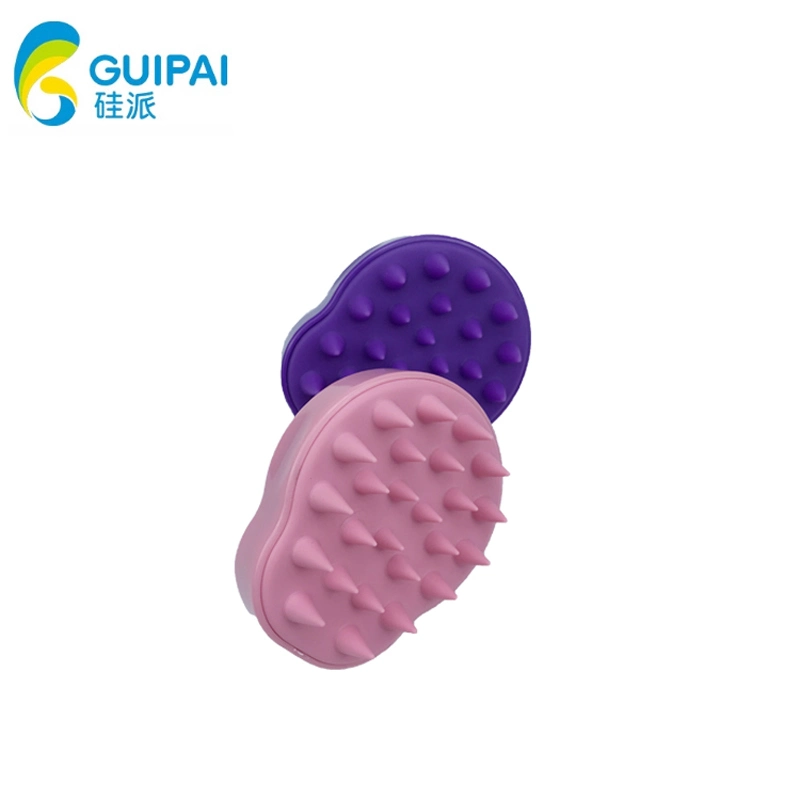 Silicone Shampoo Pet Brush Rubber Dog Cat Grooming Shower Bath Brush Massage Comb for Long & Short Hair