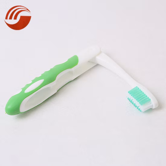 Latest Design Unique Transparent Nylon/PP Folding Travel Bristle Adult Toothbrush