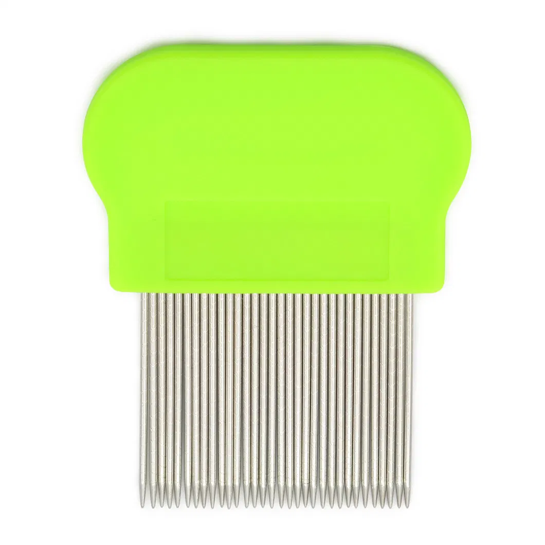 Lice and Nit Removal Comb - Stainless Steel Teeth for Effective Head Lice Treatment in Kids, Adults, and Pets