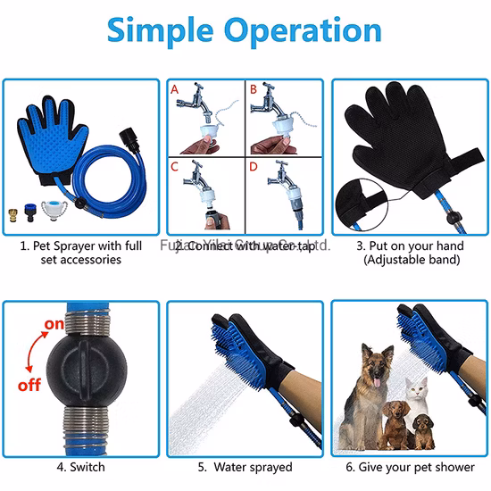 Hunde- und Katzen-Haustier-Duschhandschuhe, Pflegewerkzeug, Bade- und Massagebürste