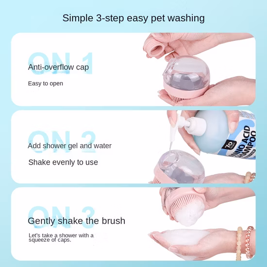 Haustier Bad Bürsten Massage Shampoo Dispenser Kamm Hund Pflege Silikon Dusche Waschmaschine Tragbare Katze Waschen Massage Pinsel